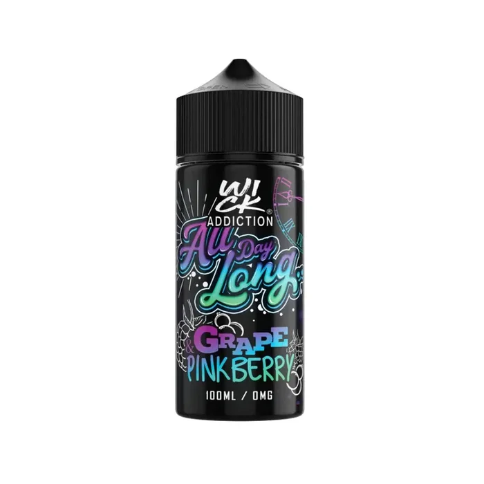 All Day Long Grape & Pinkberry 100ml By Wick Addiction