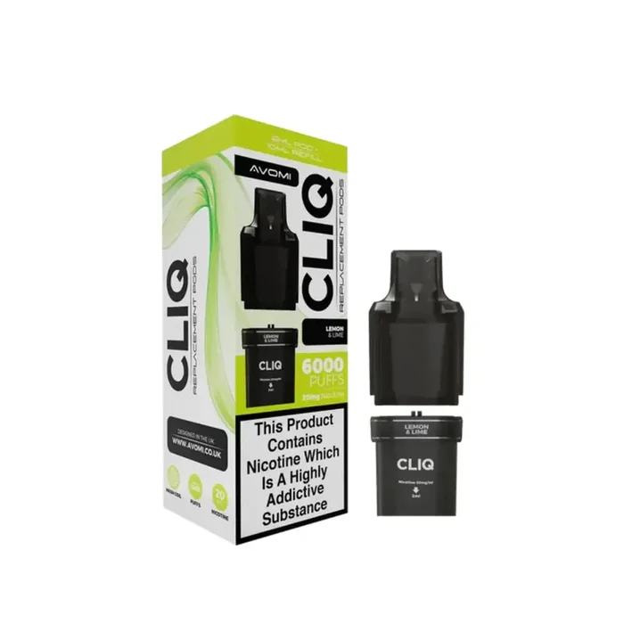 Avomi Cliq 6K Lemon & Lime Refill Pods