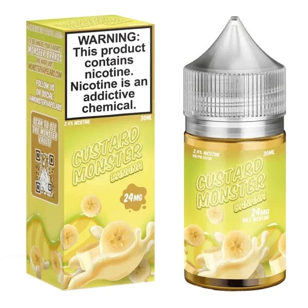 Banana by Custard Monster Salts 30ml