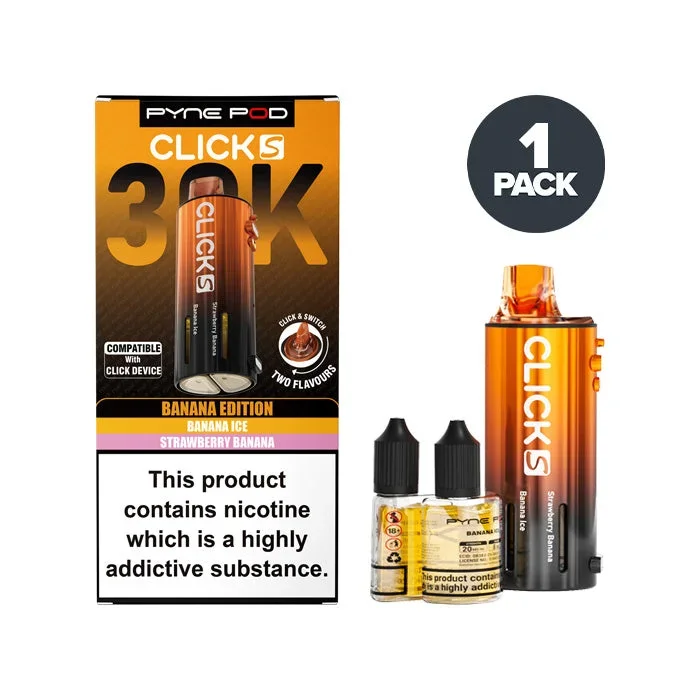Banana Edition Pyne Pod Click S 30K Refill Pack