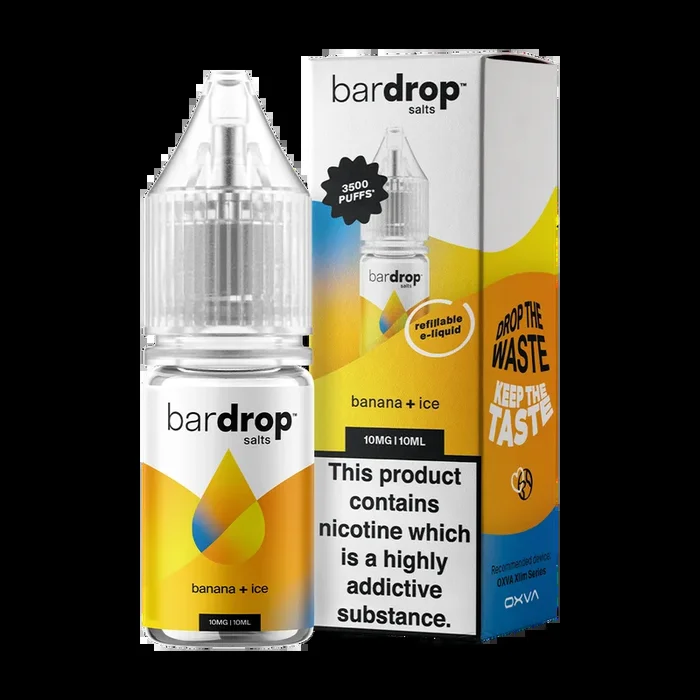 Banana Ice Nic Salt by Bar Drop