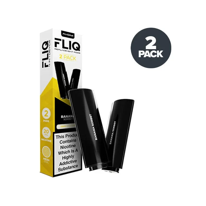 Banana Sorbet Avomi Fliq Prefilled Pods