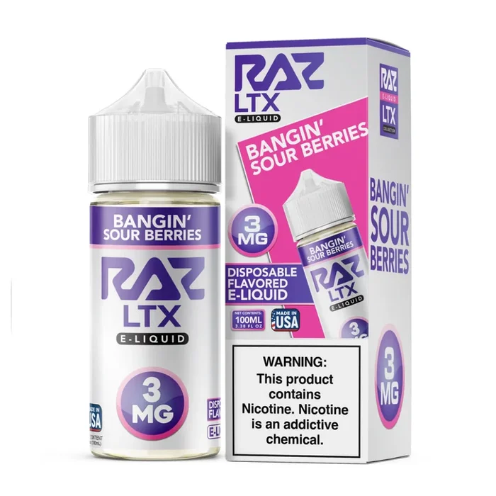 Bangin’ Sour Berries RAZ LTX 100mL
