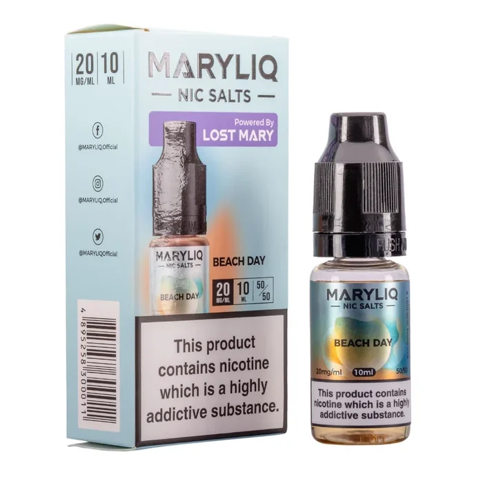 Beach Day Nic Salt E-Liquid by Maryliq