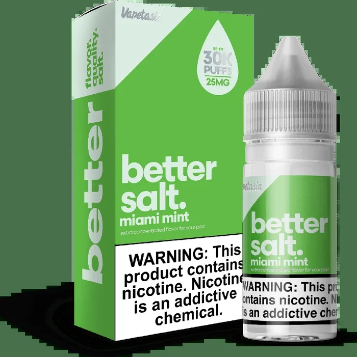 better salt miami mint eJuice