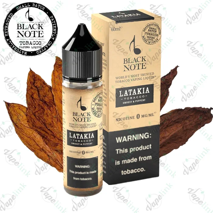 Black Note – Latakia (Smokey & Peppery) 60ml