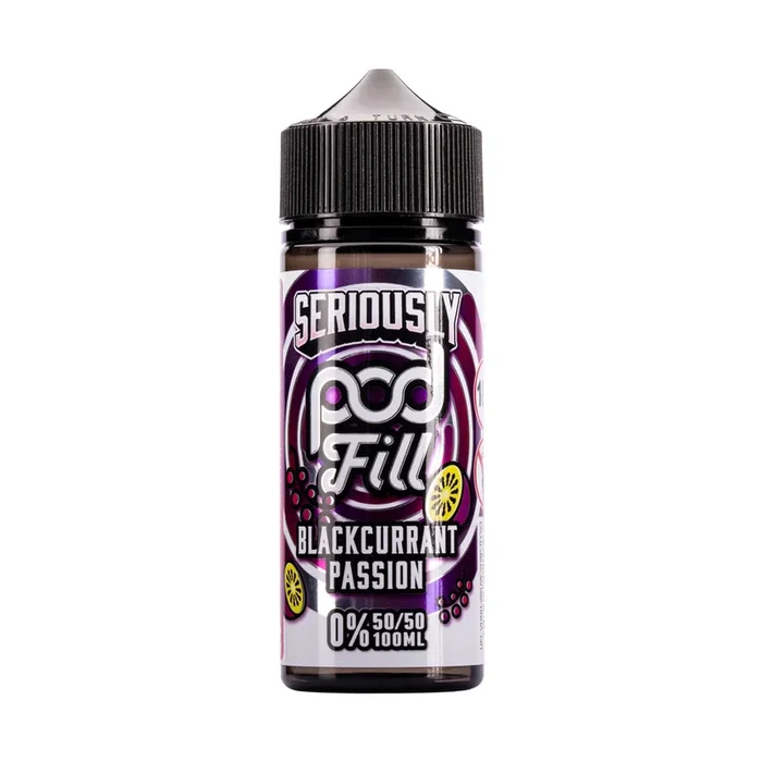 Blackcurrant Passion 100ml 50/50 Shortfill by Seriously Pod Fill