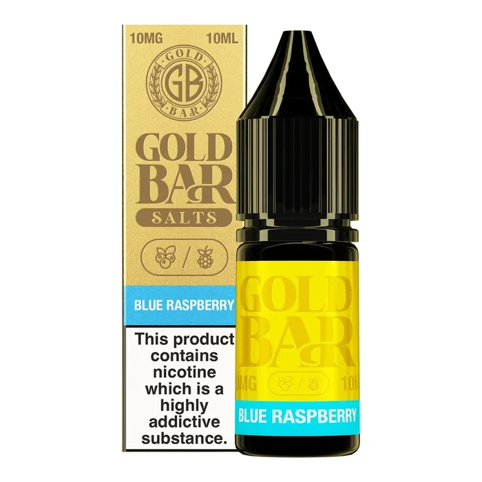 Blue Raspberry Gold Bar Nic Salt E-Liquid by Vape Gold