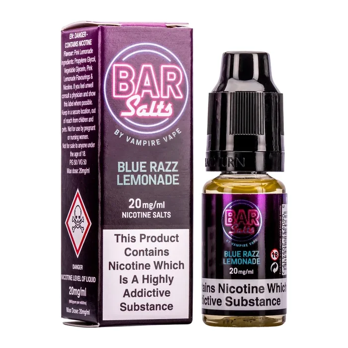 Blue Razz Lemonade Bar Salts by Vampire Vape