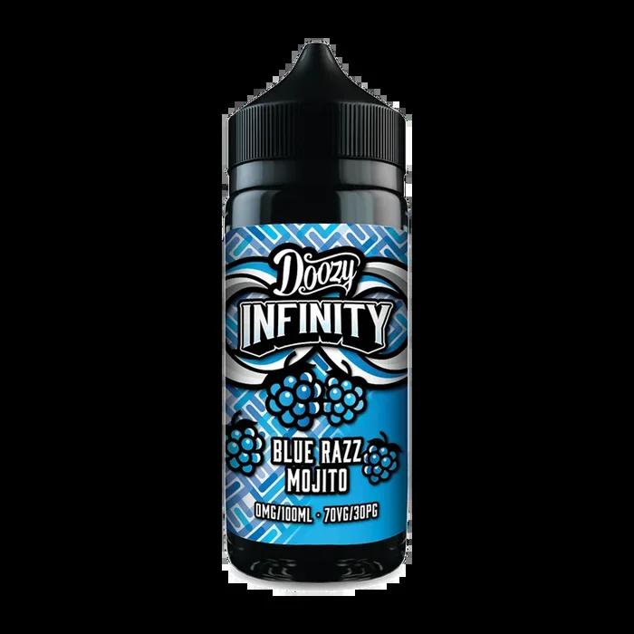 Blue Razz Mojito 70/30 100ml by Doozy Infinity
