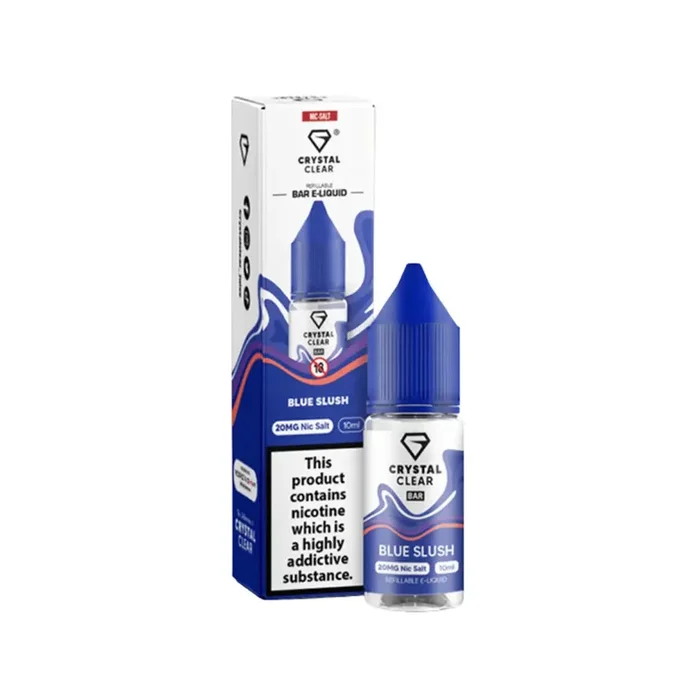 Crystal Clear Blue Slush 10ml Nic Salt E-liquid