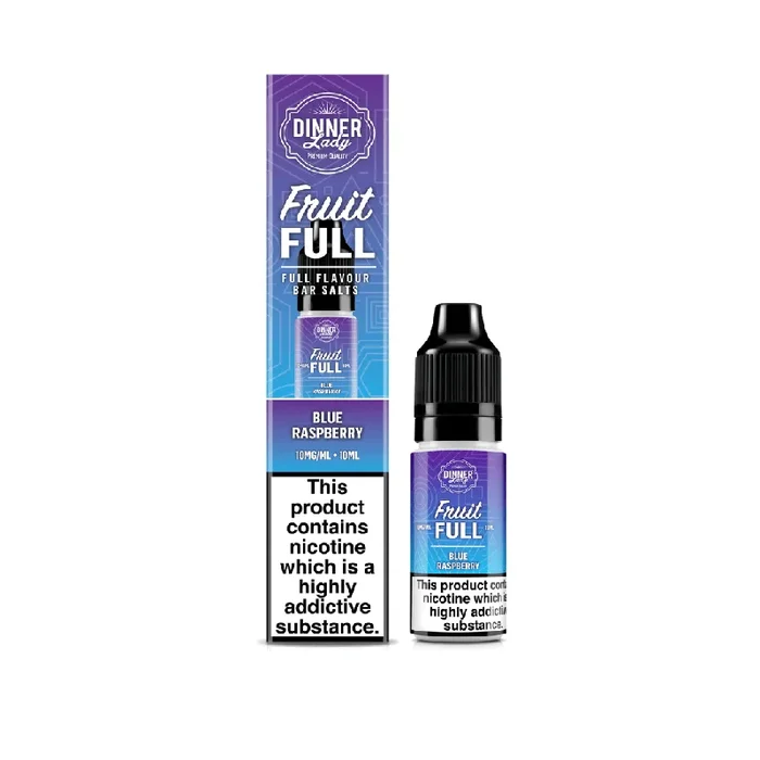 Dinner Lady Fruit Full Blue Raspberry 10ml Nic Salt