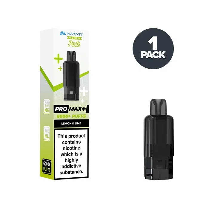 Lemon Lime Hayati Pro Max Plus Prefilled Pods