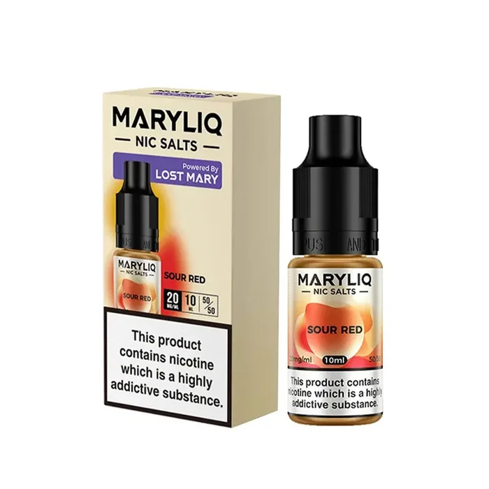 Lost Mary MaryLiq Sour Red 10ml Nic Salt E-liquid