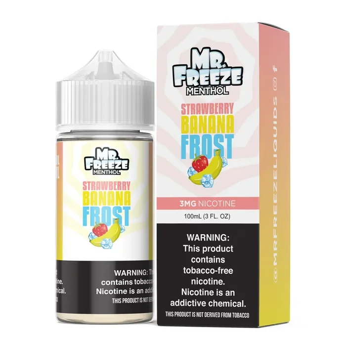 Mr. Freeze TF-Nic Series | 100mL – Strawberry Banana Frost