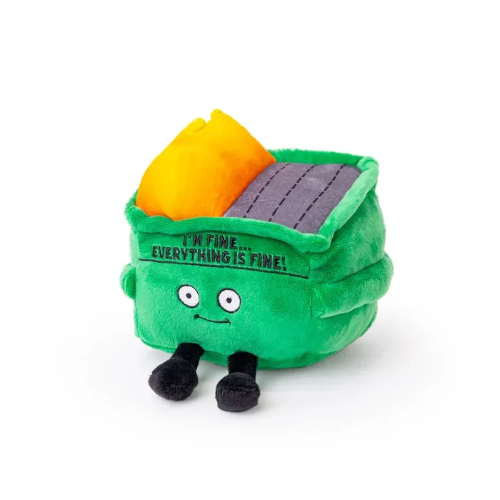 pünchkins Plush Toy – Dumpster Fire – “I’m fine… Everything’s Fine