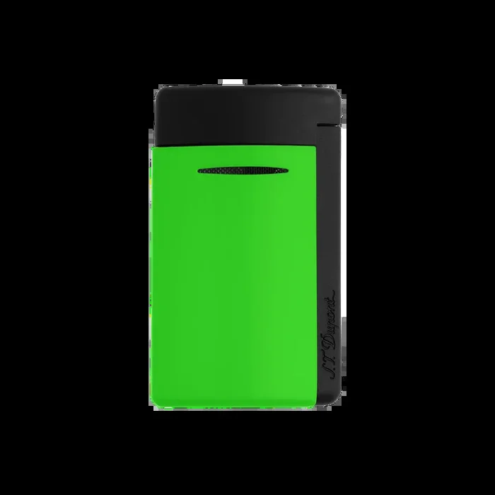 S.T. Dupont Fun Size Minijet Lighter – Matte Black & Neon Green