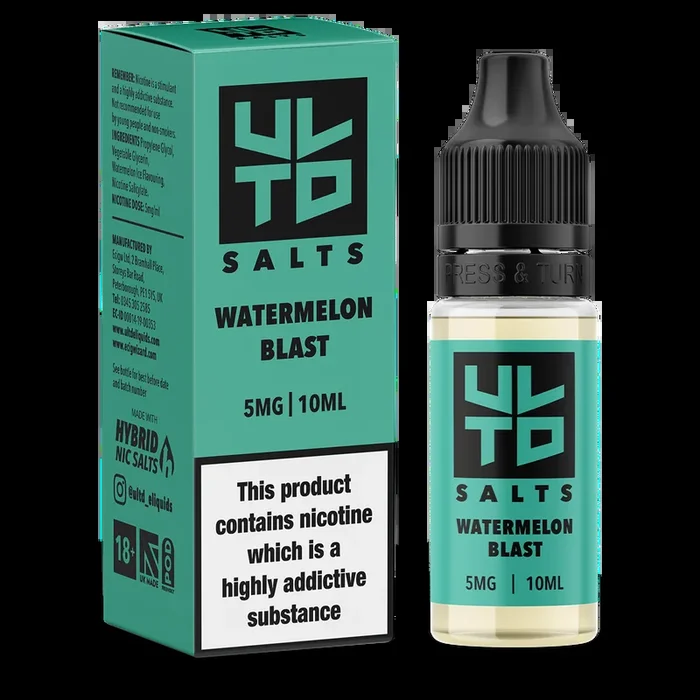 ULTD Watermelon Blast Nic Salt – 10ml