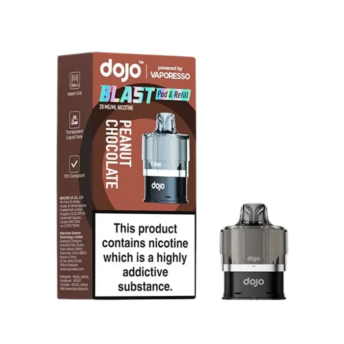 Vaporesso Dojo Blast 6000 Peanut Chocolate Prefilled Pods