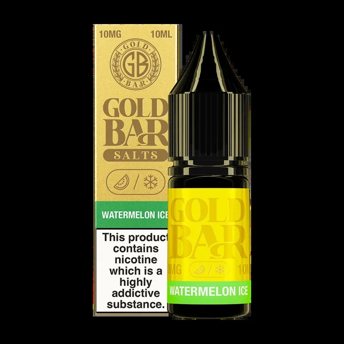 Watermelon Ice Nic Salt by Gold Bar 10ml