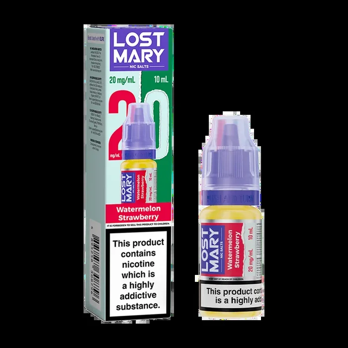 Watermelon Strawberry Lost Mary Nic Salt